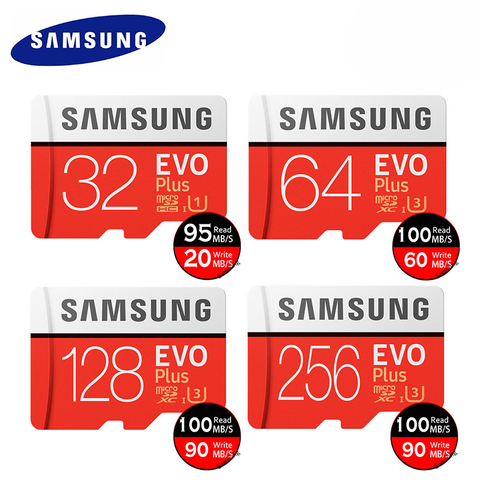 TF Memory Card Micro SD Class 10 High Speed EVO Plus U3 32GB 128GB 256GB Mini USB 4 in 1 Microsd Card Reader Flash PS Vita Game ► Photo 1/6