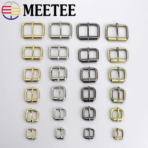 5pc Meetee 13-38mm Metal Bag Belt Strap Buckles Backpack Adjust Roller Pin Buckle DIY LeatherCraft Repair Shoes Sewing Accessory ► Photo 1/6