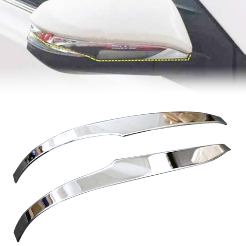 ABS Chrome Side Rearview Mirror Decoration Molding Trim For Toyota Voxy R80 2022 Car Styling Accessory ► Photo 1/4