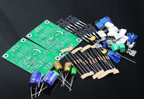 One Pair PASS 5W Single-ended Class A FET + MOS Power Amplifier Kit DIY AMP ► Photo 1/6