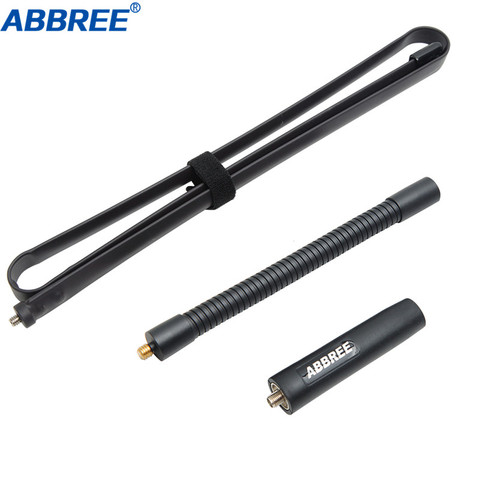 Gooseneck Tactical Antenna ABBREE SMA-Female Dual Band VHF UHF 144/430Mhz Foldable  For Baofeng UV-5R UV-82 BF-888S WalkieTalkie ► Photo 1/6