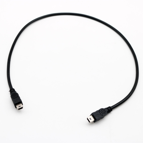 1pc USB Mini 5 Pin Male to Mini USB 5 Pin Male Extention Adapter Cord M/M Cable 50cm ► Photo 1/6