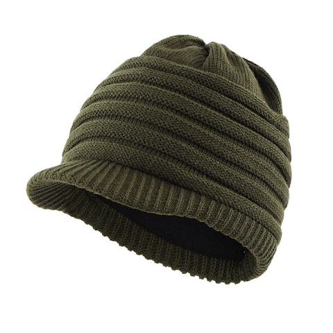 Connectyle Kids Boys Girls New Fashion Winter Hat Double Knitted  Cable Hat Soft Warm Fleece Lined Newsboy Daily Cap ► Photo 1/1