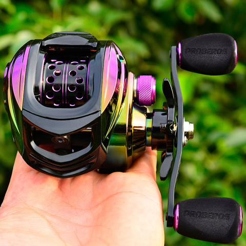 PROBEROS Colorful Fishing Reel 7.2:1 Carbon Shell Lightweight 9+1BB  Magnetic Max Drag 22LB Bait Casting Reel Fishing - Price history & Review, AliExpress Seller - PRO BEROS FISHING TACKLE Store