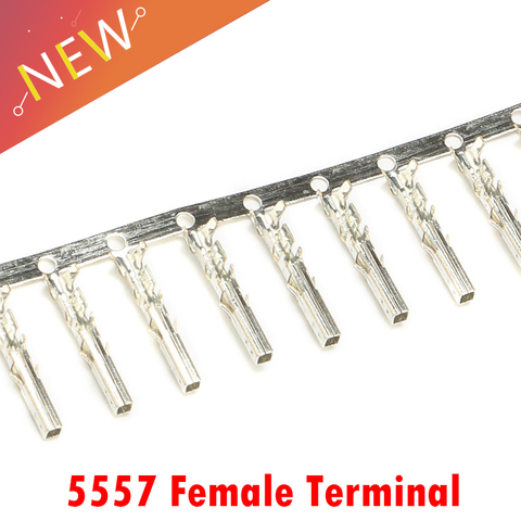 100pcs/Lot 4.2mm 5557 Series Female Terminal Pins for PC ATX/PCI-E/EPS Power Supply Cable. ► Photo 1/4