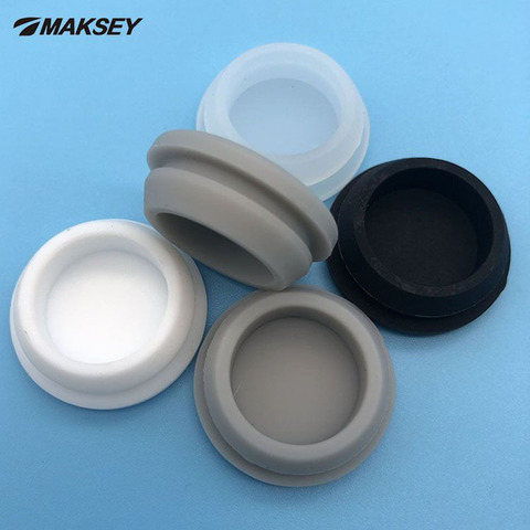 MAKSEY 10PCS 21 22 23 24 25 26mm Silicone Plug Male T Plug Stopper Rubber Gasket Seal Pung Round Hole Masking Pipe Tube End Caps ► Photo 1/6
