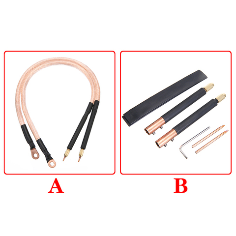 DIY Spot Welding Machine Accessories 1 Set Spot Welder Copper Handheld Spot Welding Pen Hole Terminal Connector ► Photo 1/6