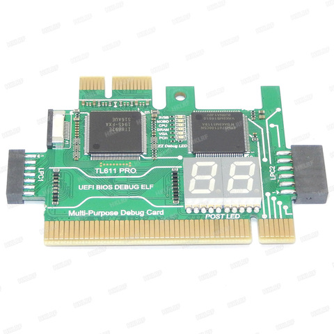 Universal Laptop and PC PCI PCI-E mini PCI-E LPC motherboard Diagnostic Test Analyzer Tester Debug Cards for Laptop Desktop ► Photo 1/1