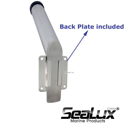 Sealux Marine Grade Stainless Steel 304 Removable Rod Holder with PVC Liner for Marine Boat Yacht ► Photo 1/4