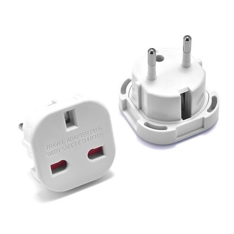 1pcs UK to EU Plug Adapter 220V Euro Travel Plug Converter AC Wall Charger Power Adapter UK British Adapter Electrical Outlets ► Photo 1/6