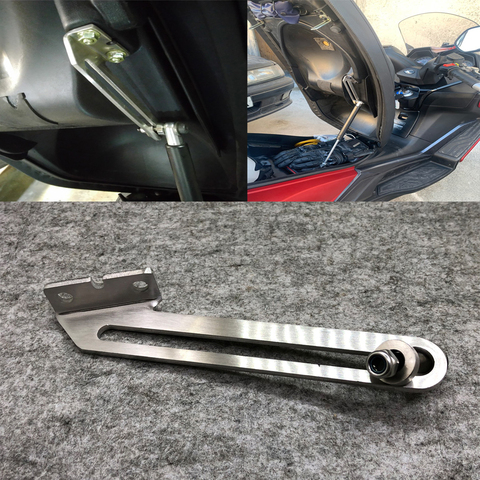 Scooter Seat Stopper Tracks Parts Motorcycle Open Angle Increases Bracket For KYMCO Xciting 500 R250Fi Downtown 300i 350i ► Photo 1/6