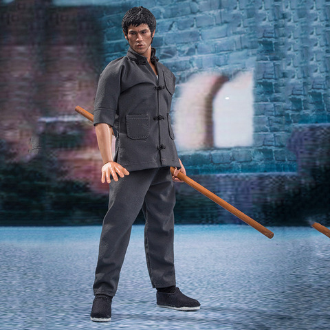 DR-009 1/9 Scale Male Boy Movie star Bruce Lee Martial arts master Full Set Action Figure Model Clothing Boy Doll Collection Toy ► Photo 1/6