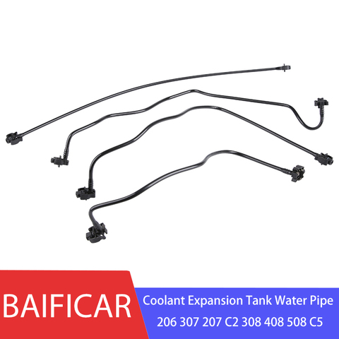 Baificar Brand New Coolant Expansion Tank Water Pipe Hose For Peugeot 206 307 207 301 308 408 508 Citreon C-Quatre C4 C2 C5 ► Photo 1/6