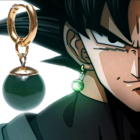 Son Goku cosplay Zamasu Time Ring prop Gift  Anime Super  Vegetto Potara Earring Black ► Photo 1/6