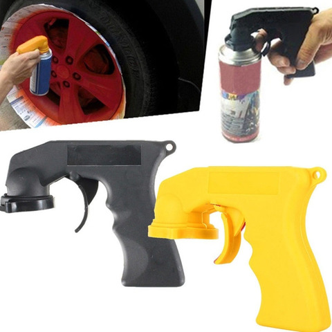 Spray Adaptor Paint Care Aerosol Spray Gun Handle with Full Grip Trigger Locking Collar Car Maintenance Painting Paint Tool ► Photo 1/6