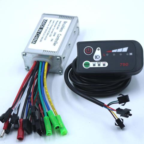 GREENTIME High Quality 36V 250W E-bike Brushless Motor 790 Controller BLDC Motor Driver+790LED display ► Photo 1/4