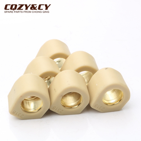 6PC Racing Quality Roller Weights 23x18mm 20 grams for Piaggio X9 250cc ► Photo 1/6