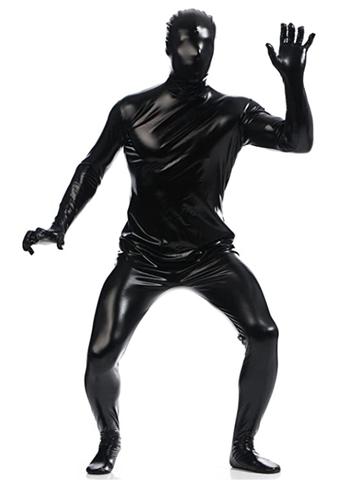 Ensnovo Mens Shiny Metallic Zentai One Piece Spandex Skin Suits Cosplay Costume ► Photo 1/6