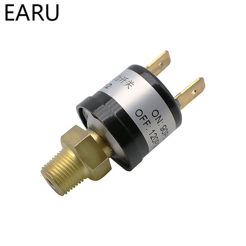 1pc Pressure Sensor Switch Valves Air Compressor Pressure Controller transmitter Transducer Heavy Duty 90-120 PSI Car Auto Motor ► Photo 1/6