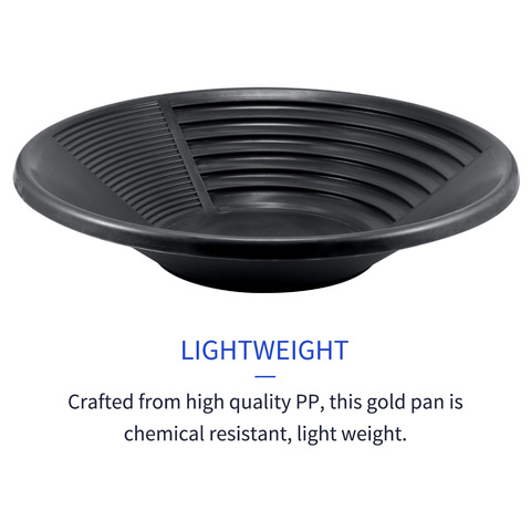 Gold Pan Panning For Gold Rush Sieve Sifting Classifier Screen Sieve Pan Sand Pot Gold Sieve Tray Wash Gold Basin ► Photo 1/6