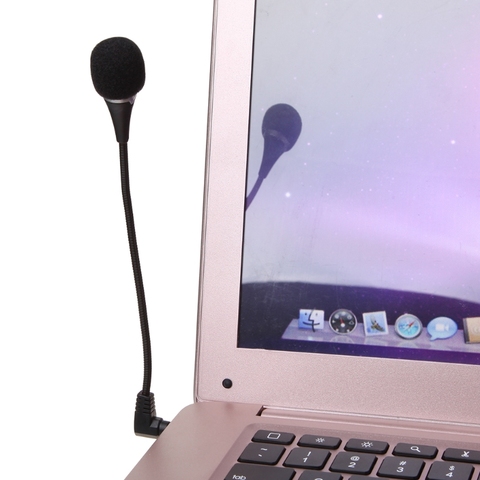 Mini 3.5mm Interface Noise Canceling Flexible Microphone For PC Laptop Notebook ► Photo 1/6