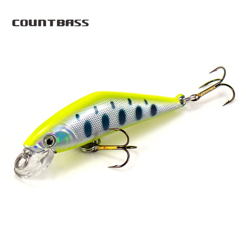 COUNTBASS 50mm 3.6g Sinking Minnow w VMC Hooks  Fishing Lure Diving Depth 0.4-0.8m Hardbaits Wobblers Anlger's Lures ► Photo 1/6