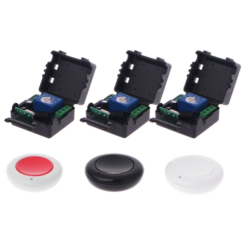 DC 9V 12V 24V 10A Relay 1CH Wireless Remote Control Switch Receiver + Transmitter ► Photo 1/6