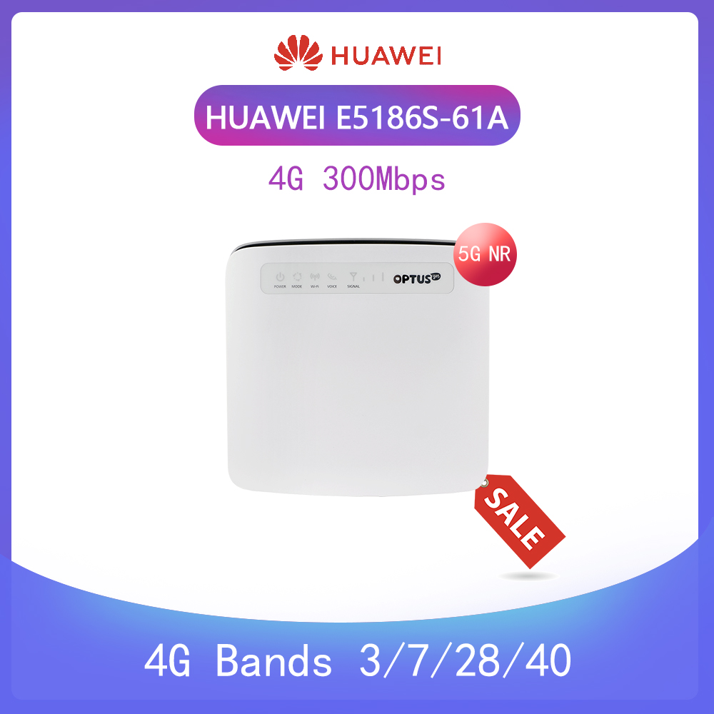 Antenna UNLOCKED Huawei E5186s-61a 4G Cat6 LTE CPE WiFi Router Hotspot Modem 