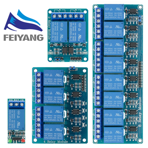5v 1 2 4 8 channel relay module with optocoupler. Relay Output 1 2 4 8 way relay module for arduino ► Photo 1/6