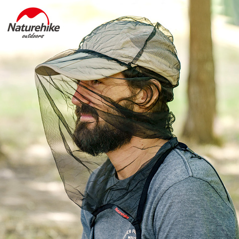 Naturehike Factory Sell Professional Fishing Camping Anti-Mosquito Insect-resistant Hat Mask Face Protect net Cap Cover ► Photo 1/6
