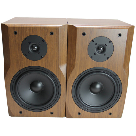 KYYSLB 80W 4-8 Ohm DS80 8.5 Inch Two Frequency Division Passive Bookshelf Speaker Two Unit Wooden Household Front Speaker ► Photo 1/6