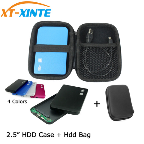 Aluminum SATA to Mini USB 2.0 HDD Case 2.5