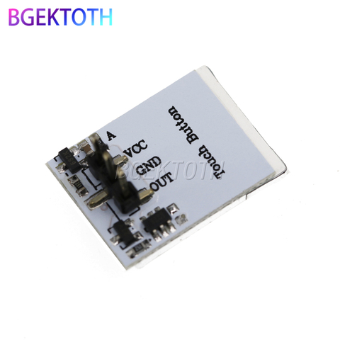 DC 3V 5V 6V Capacitive Touch Switch Button RGB LED Sensor Switch Module HTTM DIY Electronic Board  Anti-interference blue ► Photo 1/6