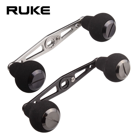 RUKE Fishing Reel Handle, Alloy Fishing Rocker EVAHandle Knob Hole 8*5mm For Daiwa Abu  Reel DIY Fishing Accessory Free Shipping ► Photo 1/6