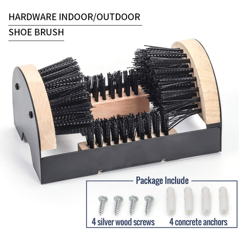 Boot brush Indoor and OutdoorCleaning Shoe brushrs All Weather Industrial Shoe Cleaner & Scraper Brush Outdoor Boot Brush D25 ► Photo 1/6