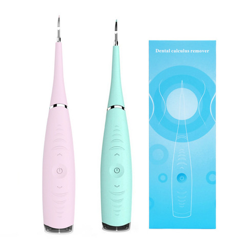 Portable Electric Sonic Dental Scaler Tooth Calculus Remover Tooth Stains Tartar Tool Dentist Teeth Whitening Toothbrush USB ► Photo 1/6