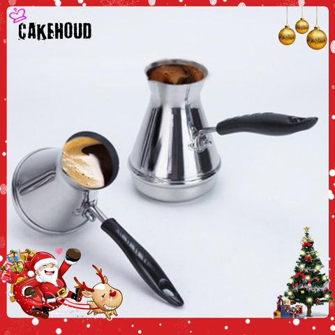 Turkish Coffee Pot Stainless Steel Coffee Utensils European Long