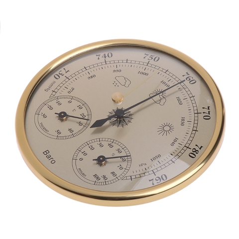 Wall Mounted Household Barometer Thermometer Hygrometer Weather Station Hanging Y4QC ► Photo 1/6