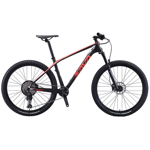 SAVA DECK6.1 Carbon Fiber Mountain Bike Bicycle 29 MTB Carbon Adult Bike 29 with SHIMANO DEORE M6100 1*12 Speeds Thru axle ► Photo 1/6