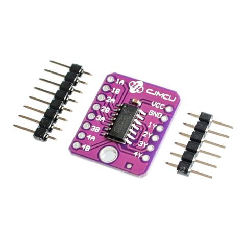 7400 SN74HC00D four 2 positive input NAND gate module development board ► Photo 1/3