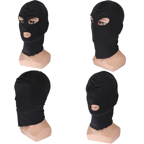 BDSM STYLE FULL MASK WITH MOUTH AND EYE OPENING