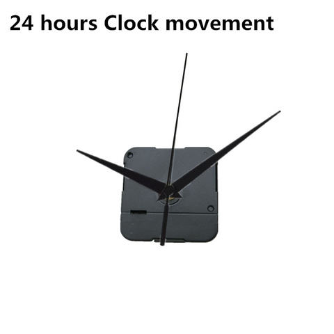 10sets NEW 24 Hours Wall Clock Quartz Step-Clock Movement Mechanism Hands Wall Repair Tool Parts Kit Set DIY with Creative hands ► Photo 1/6