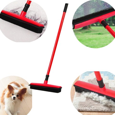 Floor Hair broom Dust Scraper & Pet rubber Brush Carpet carpet cleaner Sweeper No Hand Wash Mop Clean Wipe Window tool ► Photo 1/6