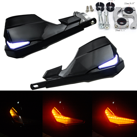 SX EXC ADV SMR Moto Dirt Bike Motorcross Handlebar LED handguards Hand Guards turn signals 7/8