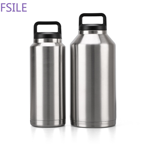 550/1100/2000ml Large Capacity Stainless Steel Car Mug Double Wall Thermos Bottle Portable Vacuum Flask Insulated Cup for Travel ► Photo 1/6