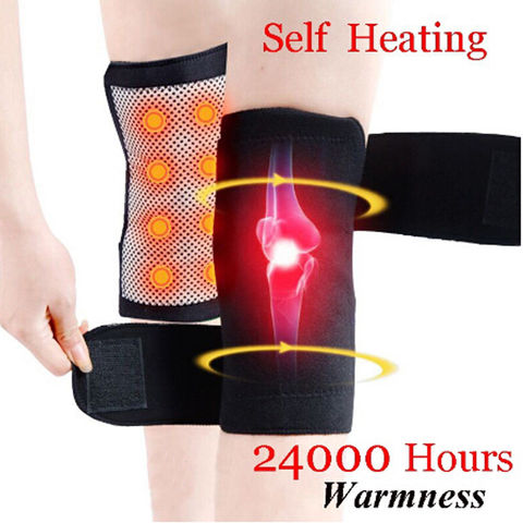 2 PCS Knee Brace Support Kneepad Protector Tourmaline Self heating Belt Magnetic Protective Knee Massage Therapy for Arthritis ► Photo 1/6