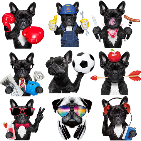 Cartoon Dogs Patches On Clothes Engineering Sports Dog DIY Heat Transfer Clothing Sticker Iron On Patches For T-shirt Jeans ► Photo 1/6