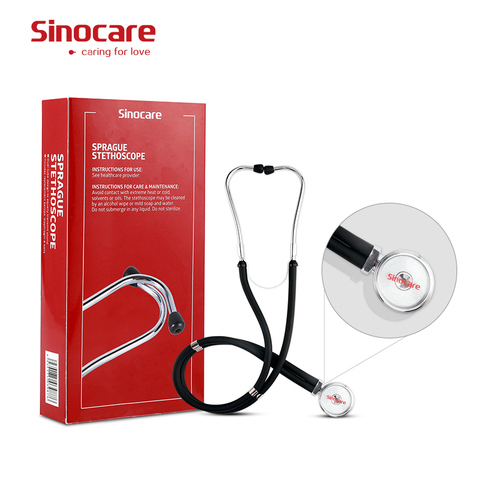 Sinocare Portable Dual Head Stethoscope Doctor Medical Stethoscope Professional Cardiology Medical Equipment Device Student Vet ► Photo 1/6