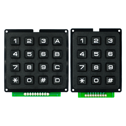 3*4 4*4 Matrix Switch Keyboard Keypad Array Module ABS Plastic Keys 4x4 3x4 12 16 Key Button Membrane Switch DIY Kit for Arduino ► Photo 1/5