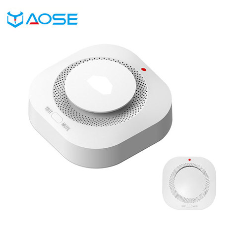 New Wireless 433mhz Smoke Detector Real-time Detection Fire Protection Alarm Sensor For Home Security Smoke Alarm Fire Equipment ► Photo 1/6